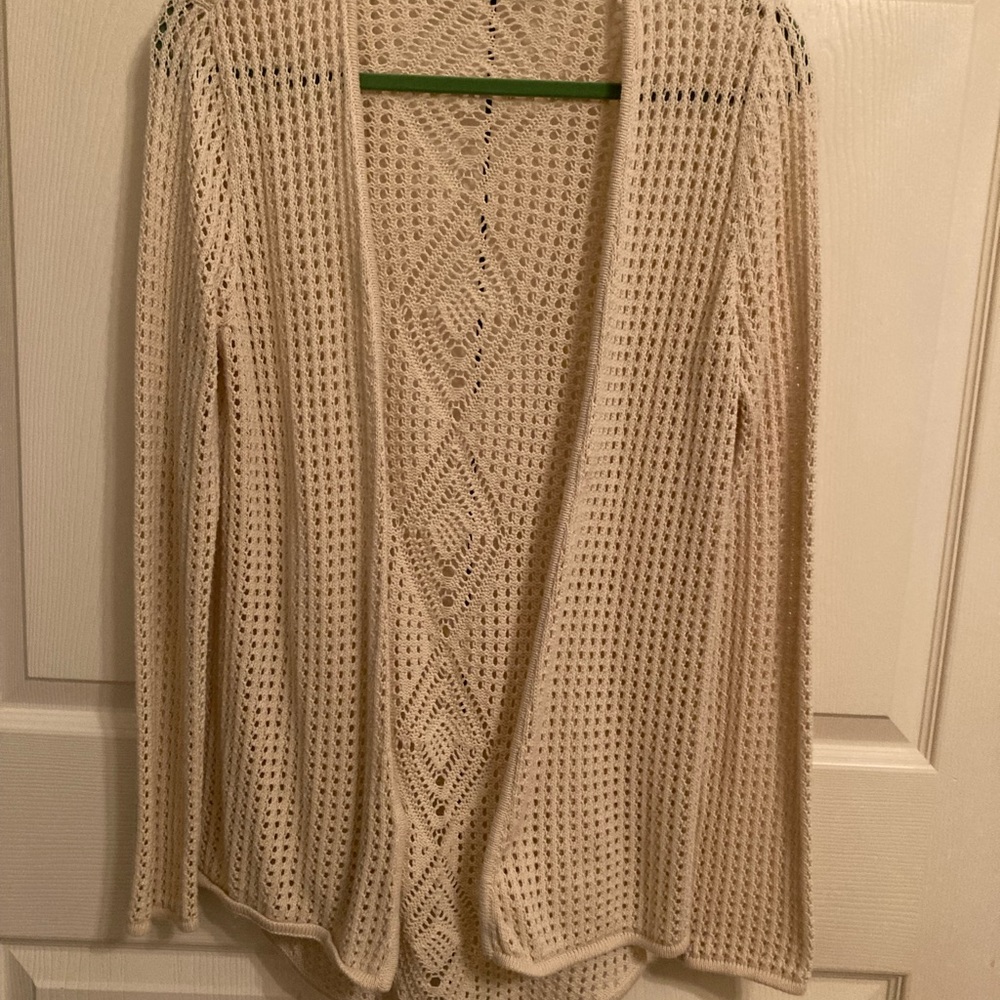 Crochet-look Boho Sweater